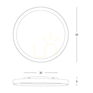 20 W-os LED-mennyezeti lámpa, 2700 K–3000 K–4000 K, alumínium – mikroprizmatikus akril, csiszolt szürke, ZAMBELIS small 2