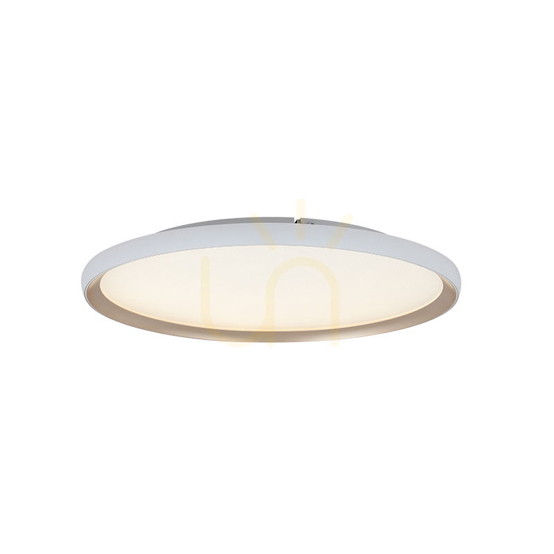 Ceiling LED Light 42W 2700k-3000k-4000k Aluminium - Microprismatic Acrylic White Matt - Gold ZAMBELIS