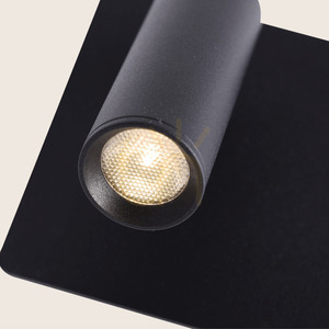 Zambelis 25281 falba süllyesztett olvasólámpa, homokfekete, 3 W LED 3000 K small 2