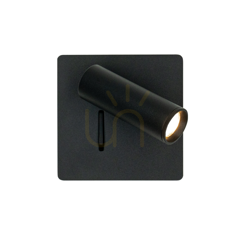 Wall Recessed LED Reading Light 3W 3000k Metal - Aluminium ZAMBELIS
