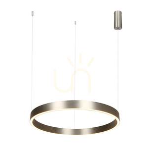 Zambelis 25366 LED függeszték, Ø60 cm, szálcsiszolt nikkel, 59 W, 3000 K small 0