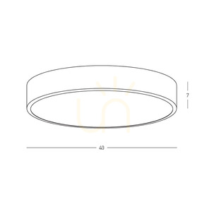 Zambelis 25376 matt fehér mennyezeti LED-lámpa 40 cm 28 W 3000 K small 1