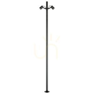 Kültéri lámpaoszlop, LED, 17 W, 3000 K, fekete alumínium, IP65, ZAMBELIS small 1