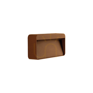 Kültéri lépcső LED-lámpa, 6 W, 3000 K, barna alumínium, IP65, ZAMBELIS small 1