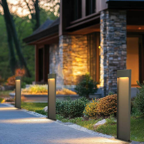 Jelölje be Kültéri oszlopos LED-lámpa, 6,5 W, 3000 K, grafit színű, IP65, ZAMBELIS