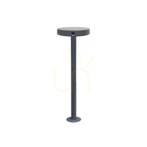 Kültéri, tüskés LED-es napelemes lámpa, 2 W, 3000 K, érzékelővel, grafit színű alumínium, IP54, ZAMBELIS small 1
