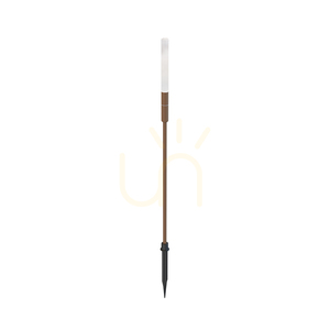 Kültéri Spike LED-lámpa 1,5 W – 24 V, 3000 K, barna alumínium – matt akril, IP65, ZAMBELIS small 1