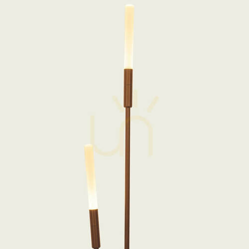 Jelölje be Kültéri Spike LED-lámpa 1,5 W – 24 V, 3000 K, barna alumínium – matt akril, IP65, ZAMBELIS