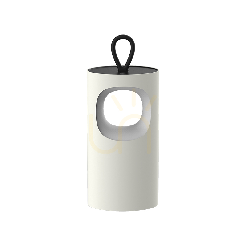 Vonkajšia prenosná stolná lampa LED 2 W, 2700 K, stmievanie dotykom, IP44, biela matná, IP44, ZAMBELIS