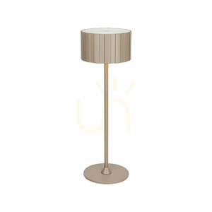 Kültéri hordozható asztali lámpa, LED, 2 W, 2700 K–4000 K–6500 K, homokszínű, tejszín, TEA, IP44, ZAMBELIS small 1
