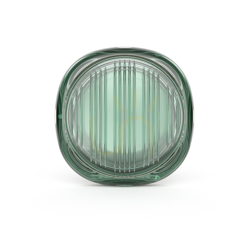 Jelölje be Kültéri Scone LED-lámpa, 12 W, 3000 K, Triac, zöld – homokszínű, fekete talppal, IP65, ZAMBELIS
