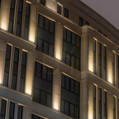 Jelölje be LED-es falvilágító 36 W – 220 V, 3000 K, grafit színű alumínium, IP65, ZAMBELIS