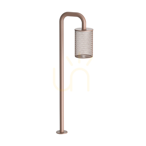 Kültéri oszlopos LED-lámpa, 6 W, 3000 K, homokszínű kávébarna, alumínium – akril, IP54, ZAMBELIS small 1