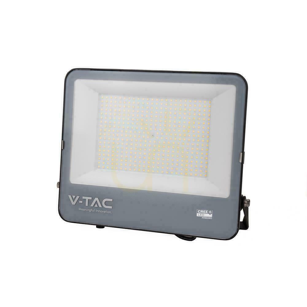 V-TAC CREE CHIP 200W LED Floodlight, 185 lm/W, Black, VT-44205, 6500K, 37,000 lm, 6-Year Warranty