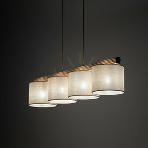 Viga Shade függesztett lámpa, 4 db XE27-es small 1
