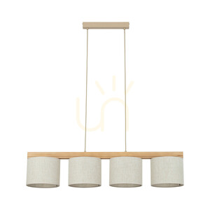 Viga Shade függesztett lámpa, 4 db XE27-es small 8
