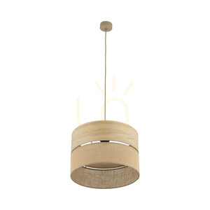 Dorma Wood Juta függőlámpa 1 Xe27 small 6