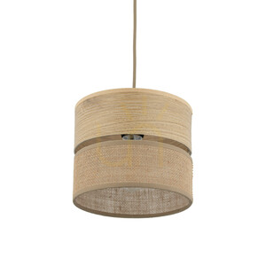 Dorma Wood Juta függesztett lámpa 1 Xe27 small 5