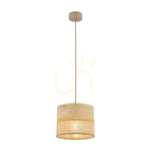 Dorma Wood Juta függesztett lámpa 1 Xe27 small 7