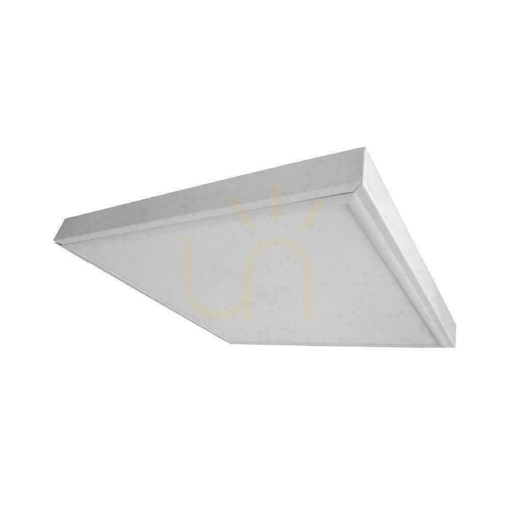 Jelölje be LED-panelekhez készült, felületre szerelhető keret, összecsukható, 600x600, fehér, BACKLIT ALU, 5,8 cm, fehér LED-panelekhez készült, felületre szerelhető keret, összecsukható, 600x600, fehér, BACKLIT ALU, 5,8 cm, fehér
