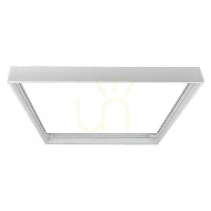 Jelölje be LED-panelekhez készült, felületre szerelhető keret, összecsukható, 600x600, fehér, BACKLIT ALU, 5,8 cm, fehér LED-panelekhez készült, felületre szerelhető keret, összecsukható, 600x600, fehér, BACKLIT ALU, 5,8 cm, fehér