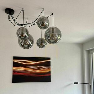 Lámpabúra s.luce Modular fekete fém Ø 15 cm small 5