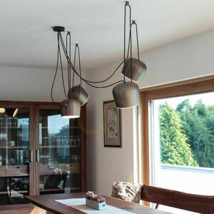 Lámpabúra s.luce Modular fekete fém Ø 15 cm small 6