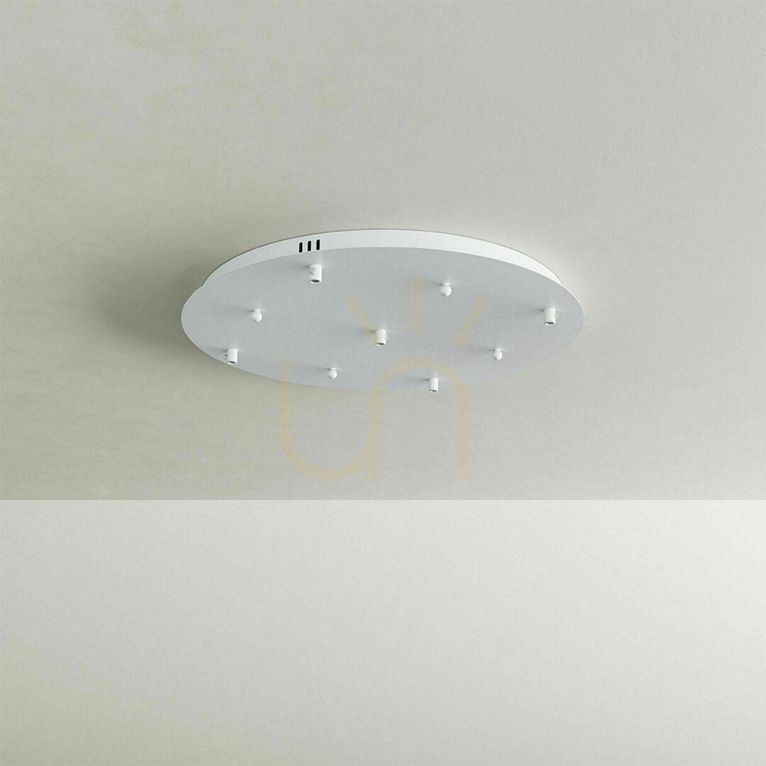 Kijelző Lámpabúra s.luce Modular fehér fém 40 cm kerek 3 pontos függesztett lámpához Lámpabúra s.luce Modular fehér fém 40 cm kerek 3 pontos függesztett lámpához
