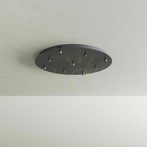 Jelölje be Lámpabúra s.luce Modular fehér fém 40 cm kerek 3 pontos függesztett lámpához