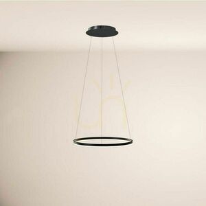 s.luce Ring LED gyűrűs függőlámpa fekete Ø 60 cm small 1