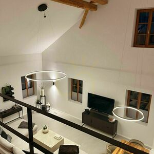 s.luce Ring LED gyűrűs függőlámpa fekete Ø 60 cm small 5