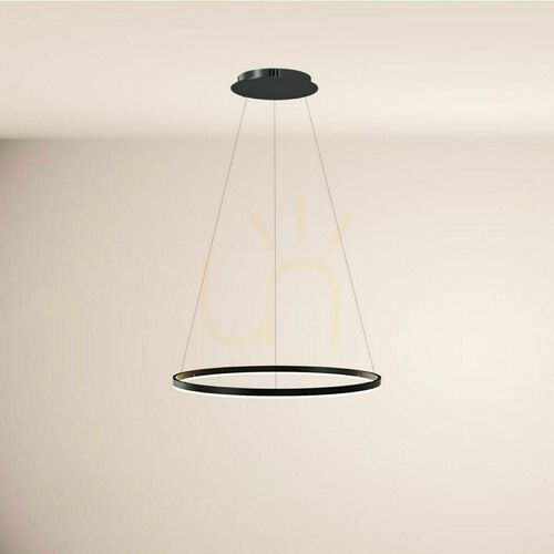Jelölje be Függőlámpa s.luce Ring LED gyűrűs fekete 80 cm