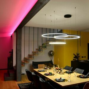 Függőlámpa s.luce Ring LED gyűrűs ezüst Ø80 cm small 12