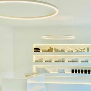 Függőlámpa s.luce Ring LED gyűrűs 100 cm fehér modern small 7