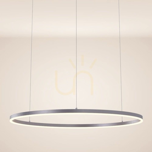 Jelölje be Függőlámpa s.luce Ring LED gyűrűs ezüst Ø100 cm dimmelhető