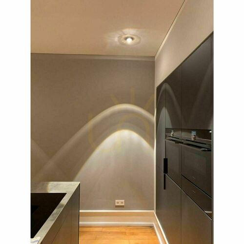 Jelölje be Süllyesztett spotlámpa s.luce Beam üveglencsével, GU10, ezüst, Ø 11 cm