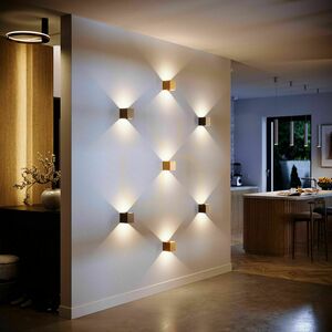 Fali lámpa s.luce Ixa LED fehér fém IP44 3000K small 5