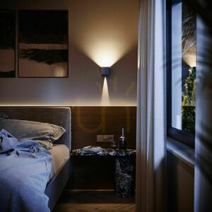 s.luce Ixa LED falikar antracit fém 2x3W IP44 3000K 10 cm small 12