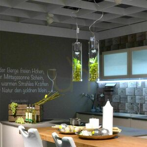 s.luce MyLight függőlámpa dekorációval megtölthető üveghengerrel, 40 cm, króm small 2