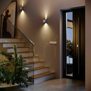 Fali lámpa s.luce Ixa LED dimmelhető négyszögletes fém 3000K IP20 3 Fali lámpa s.luce Ixa LED dimmelhető négyszögletes fém 3000K IP20 small 3
