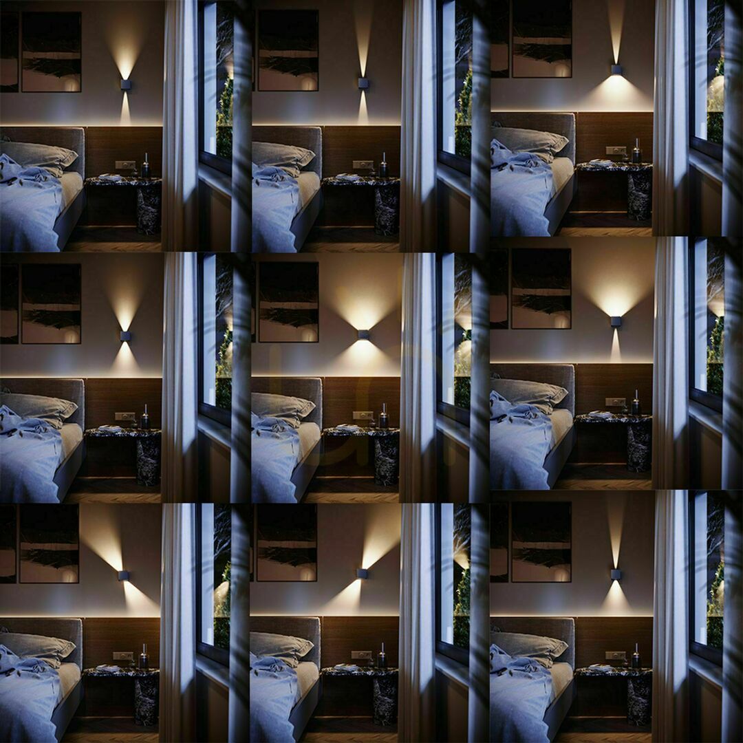 Előnézet Fali lámpa s.luce Ixa LED ezüst fém 10x10 cm dimmelhető IP20 Fali lámpa s.luce Ixa LED ezüst fém 10x10 cm dimmelhető IP20