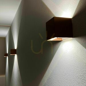 Fali lámpa s.luce Ixa LED ezüst fém 10x10 cm dimmelhető IP20 8 Fali lámpa s.luce Ixa LED ezüst fém 10x10 cm dimmelhető IP20 small 8