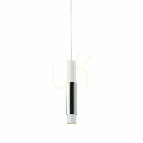 Jelölje be Függőlámpa s.luce Crutch fehér krómozott hengerrel GU10 1 égős 5,8 cm