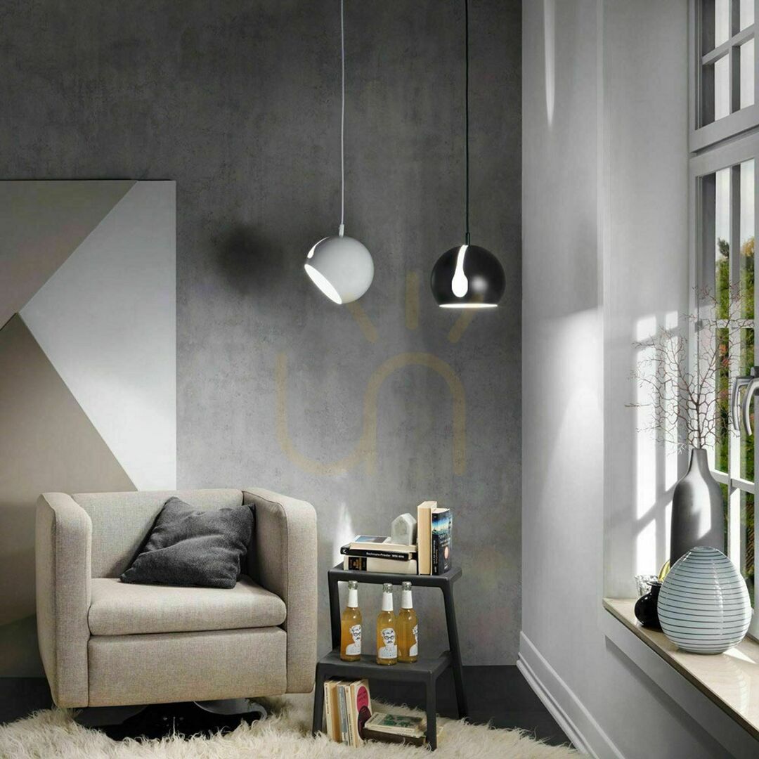 Jelölje be Csillár s.luce Ball fekete fém 20 cm E27 minimalista 5 m függeszték Csillár s.luce Ball fekete fém 20 cm E27 minimalista 5 m függeszték