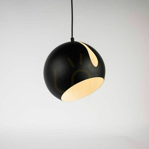 Jelölje be Csillár s.luce Ball fekete fém E27 dimmelhető 30 cm