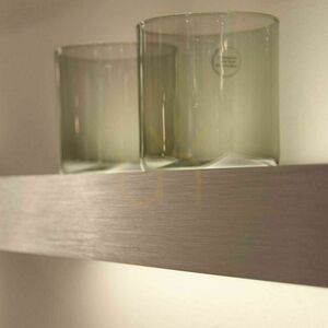 Plafonlámpa s.luce Cusa LED ezüst 75 cm üveg-fém, meleg fehér small 9