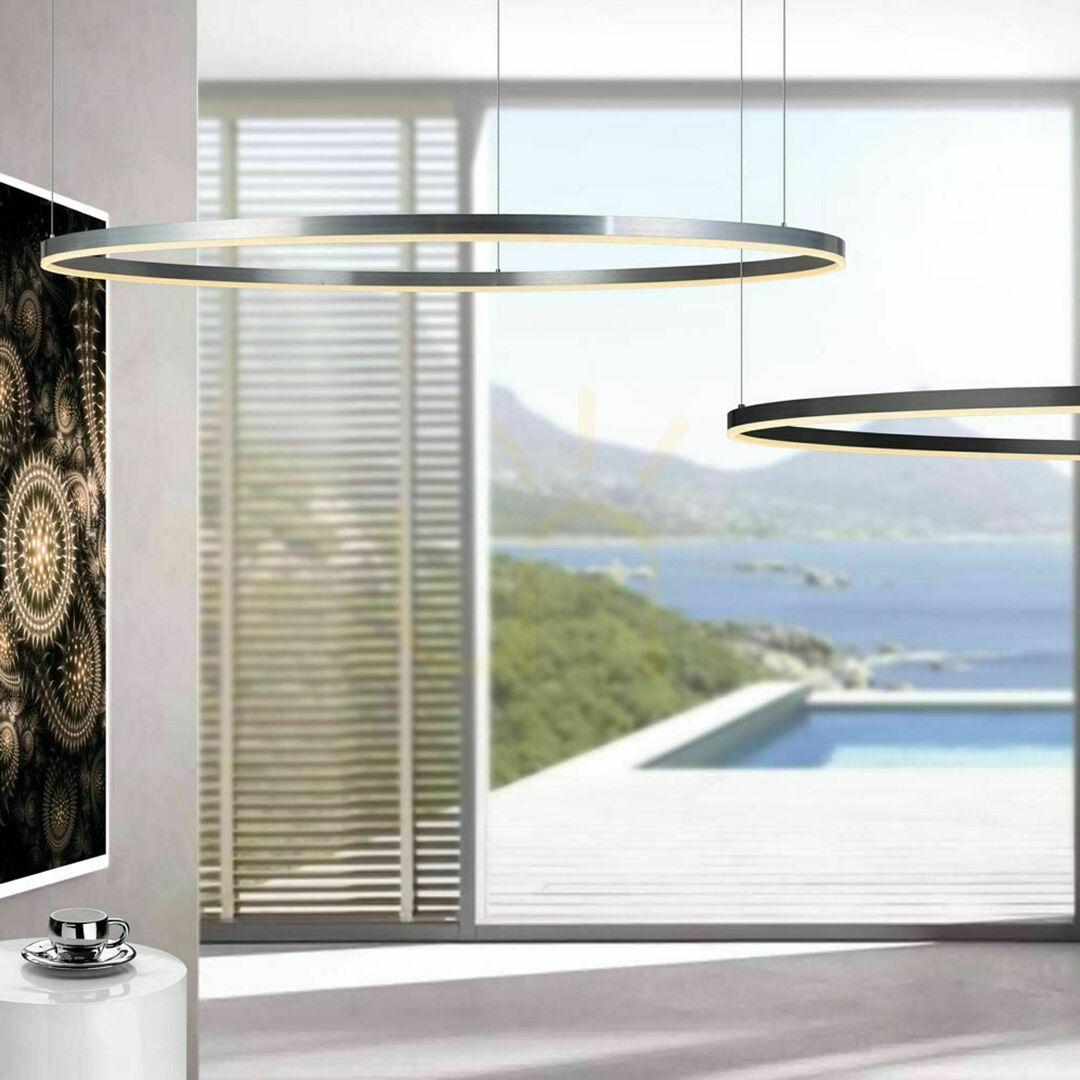 Előadás Függőlámpa s.luce Ring LED gyűrű aranysárga Ø 120 cm Függőlámpa s.luce Ring LED gyűrű aranysárga Ø 120 cm