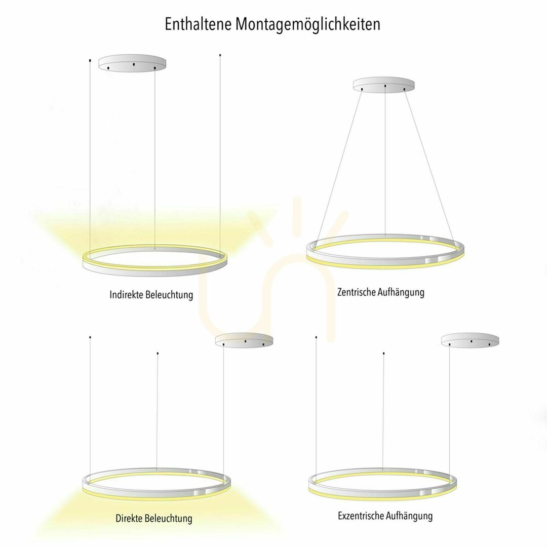 Előadás Függőlámpa s.luce Ring LED gyűrű fehér 150 cm Fényesítő Függőlámpa s.luce Ring LED gyűrű fehér 150 cm Fényesítő