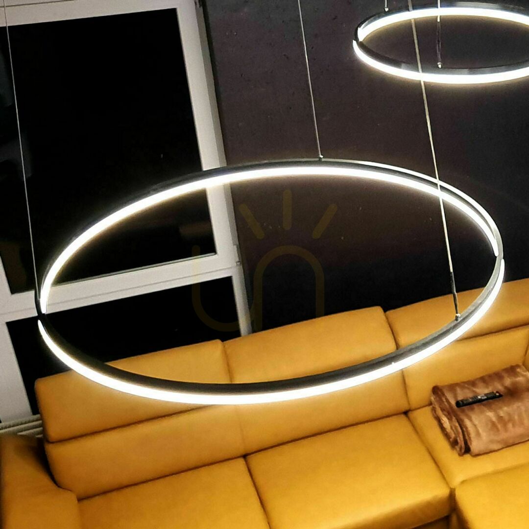 Előnézet Függőlámpa s.luce Ring LED gyűrűs aranysárga 150 cm Függőlámpa s.luce Ring LED gyűrűs aranysárga 150 cm