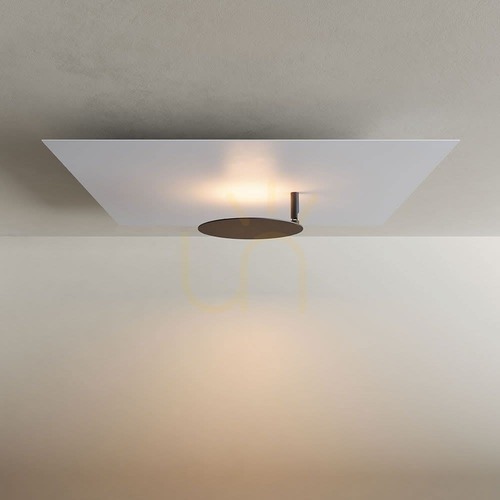 Jelölje be Plafon lámpa s.luce Plate LED fehér 20 cm kerek fém dimmelhető 3000K